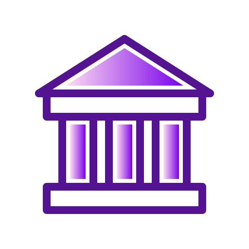 bank Generic Lineal Color Gradient ikona