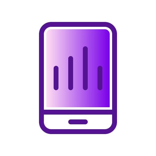 モバイル分析 Generic Lineal Color Gradient icon