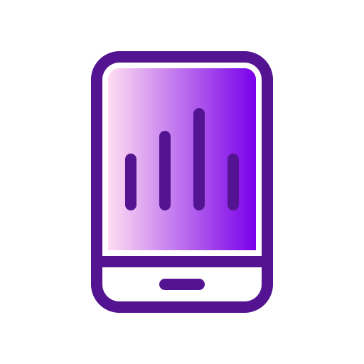 analyses mobiles Generic Lineal Color Gradient Icône