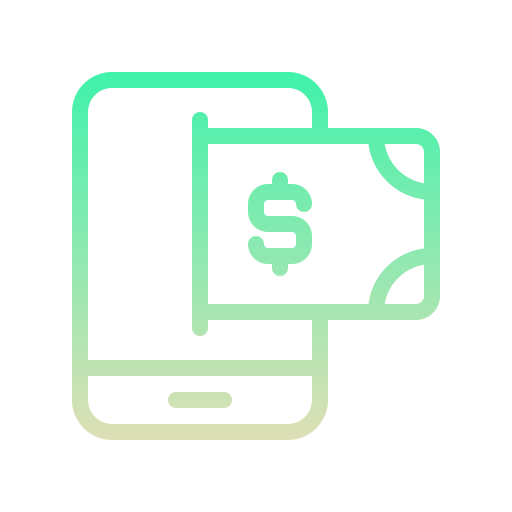 pagamento mobile Generic Gradient icona