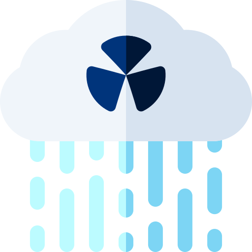 酸性雨 Basic Rounded Flat icon