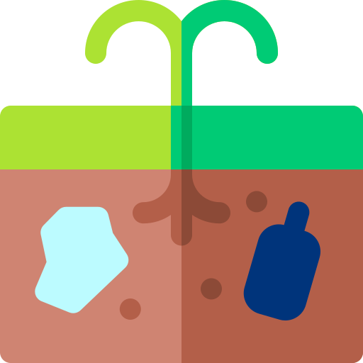 土壌 Basic Rounded Flat icon