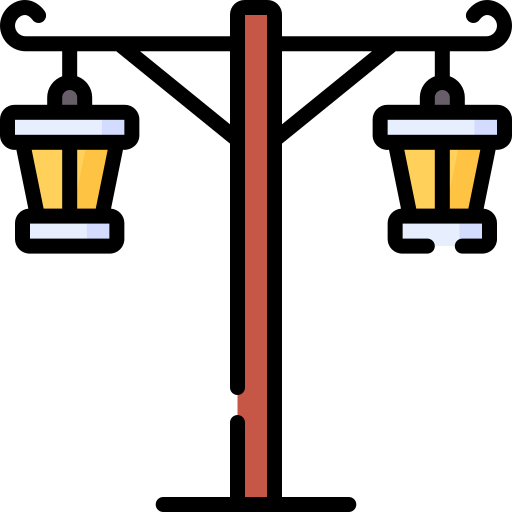 straatlamp Special Lineal color icoon