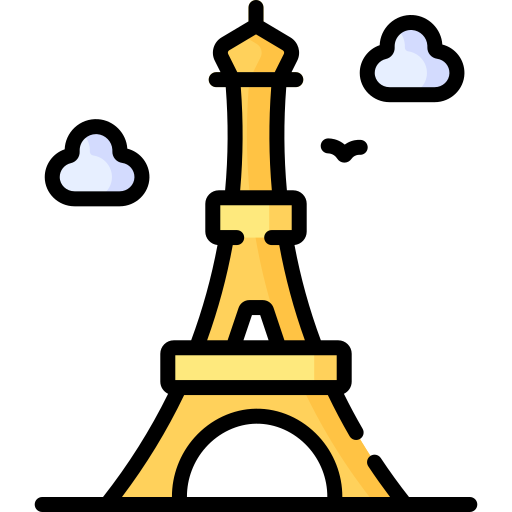 wieża eiffla Special Lineal color ikona