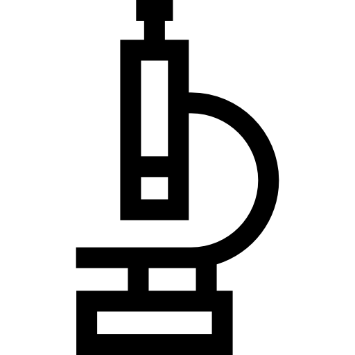 microscopio Basic Straight Lineal icono