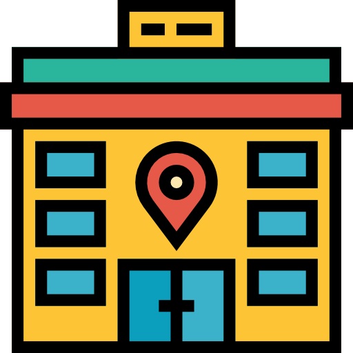 Hotel mynamepong Lineal Color icon