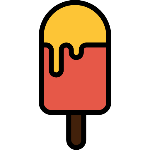 helado mynamepong Lineal Color icono