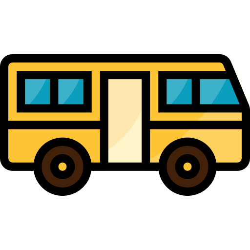 autobus mynamepong Lineal Color ikona