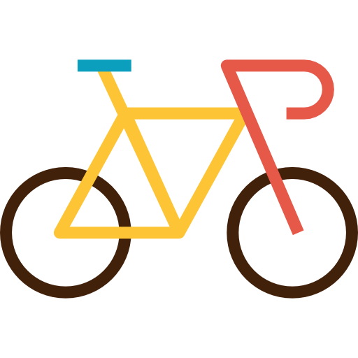 bicicleta mynamepong Lineal Color icono