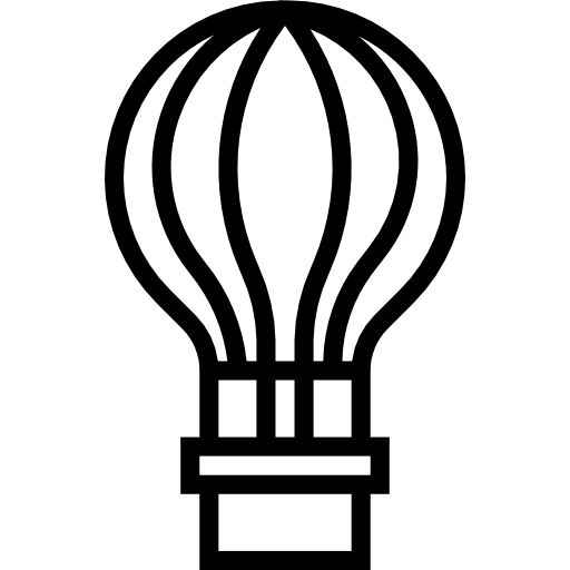 mongolfiera mynamepong Lineal icona