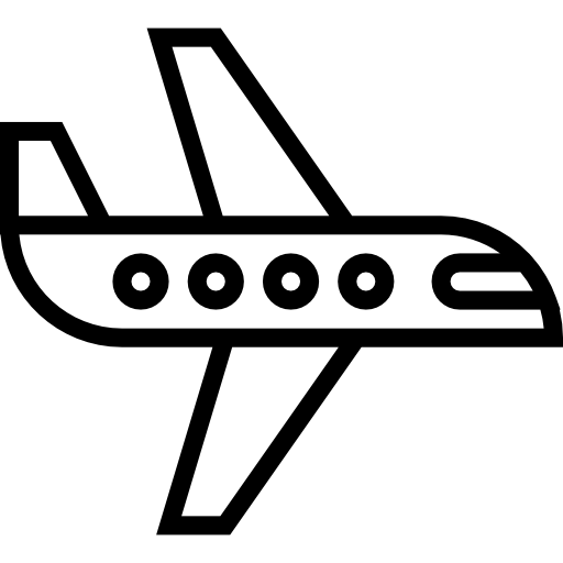 flugzeug mynamepong Lineal icon