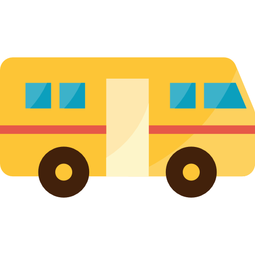 autobús mynamepong Flat icono