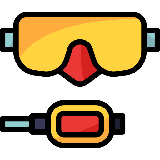 gafas de protección mynamepong Lineal Color icono