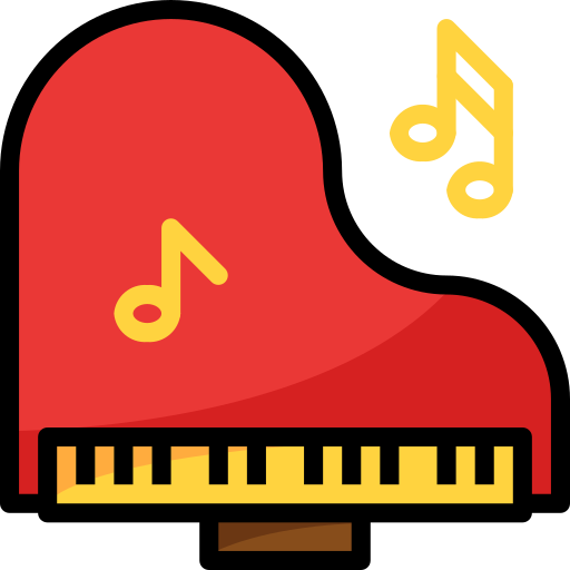 Piano mynamepong Lineal Color icon