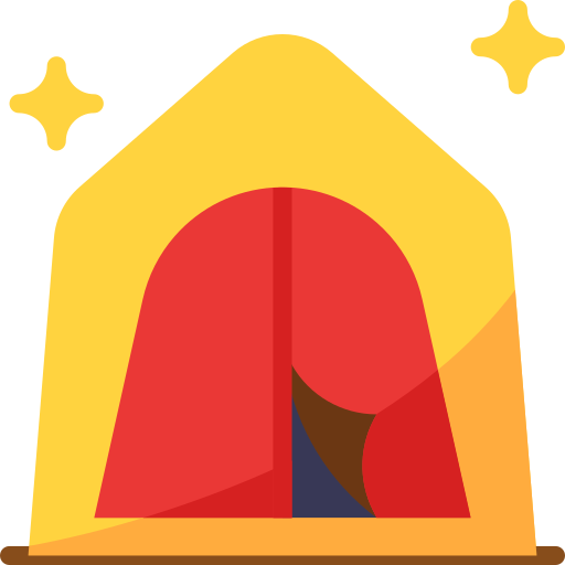 tenda da campeggio mynamepong Flat icona