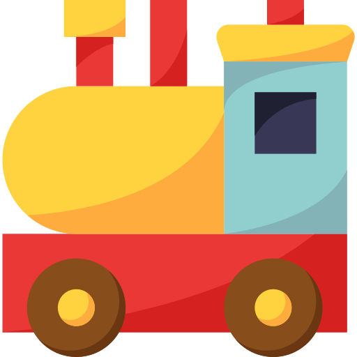 tren de juguete mynamepong Flat icono