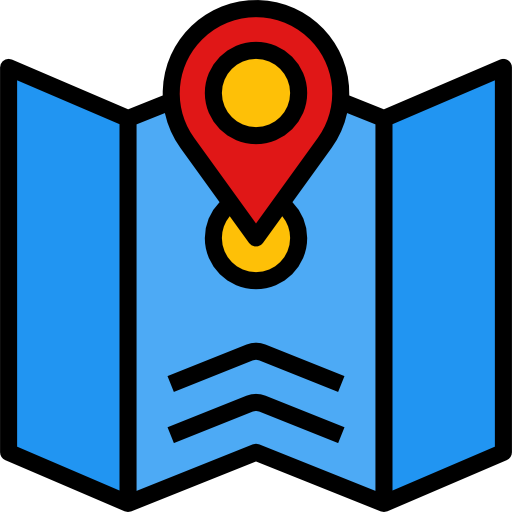 Location mynamepong Lineal Color icon