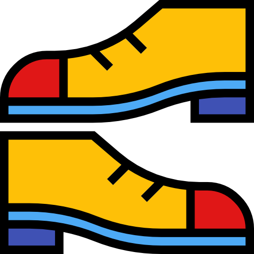 sapatos mynamepong Lineal Color Ícone