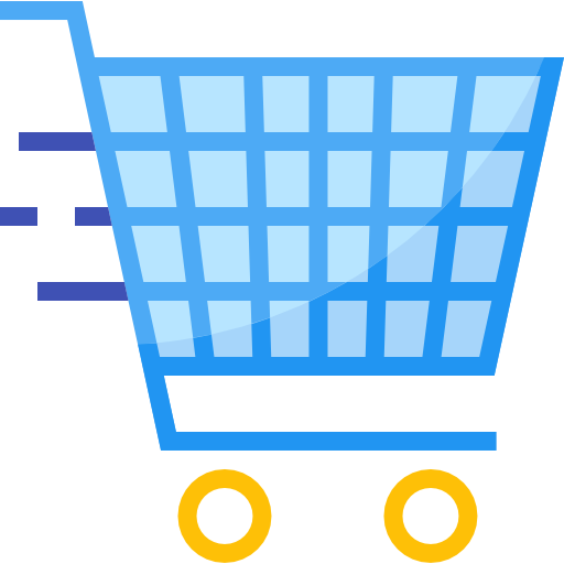 Shopping cart mynamepong Flat icon