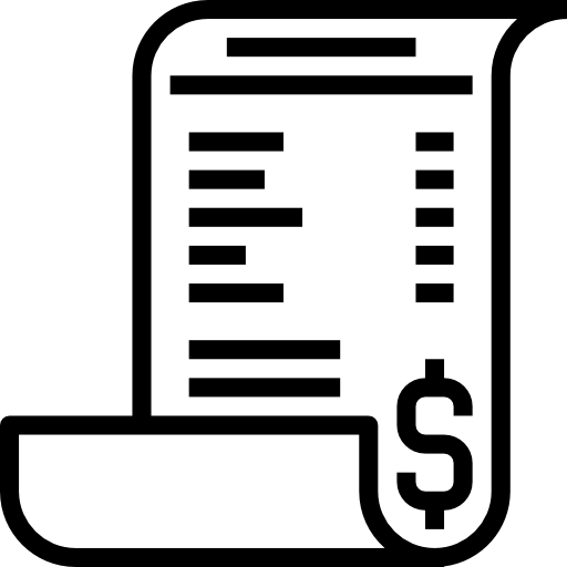 Квитанция mynamepong Lineal иконка