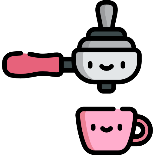 Espresso Kawaii Lineal color icon