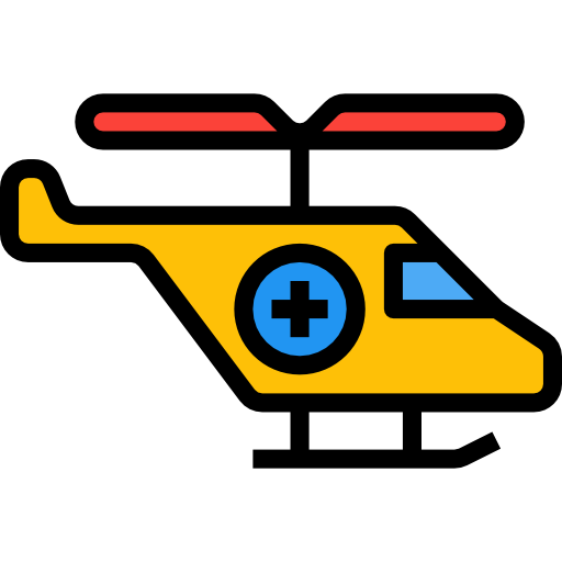 ヘリコプター mynamepong Lineal Color icon