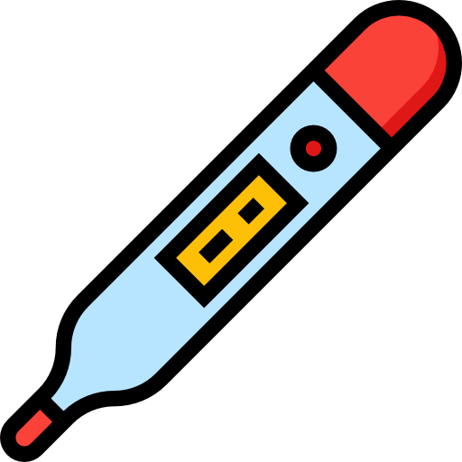 termómetro mynamepong Lineal Color icono