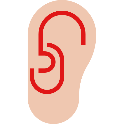 Ear mynamepong Flat icon