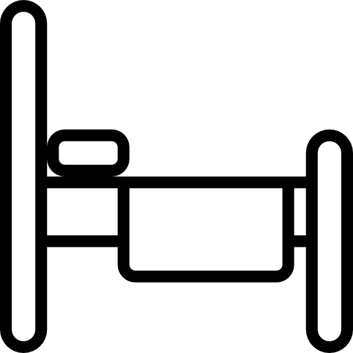 Больничная койка mynamepong Lineal иконка