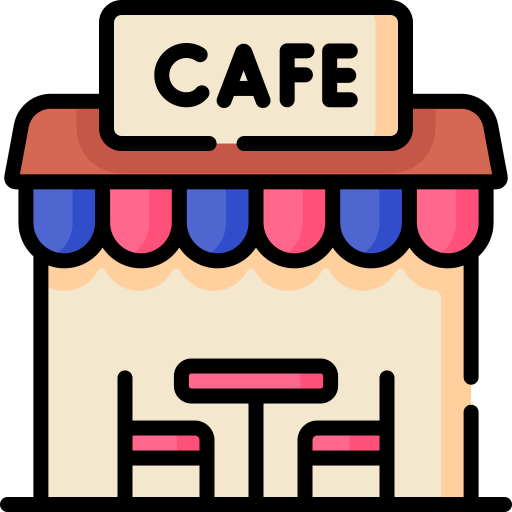 cafetería Special Lineal color icono