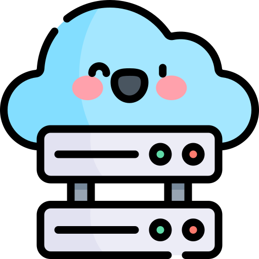 cloud-speicher Kawaii Lineal color icon