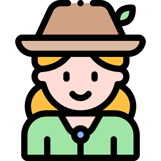 Gardener Detailed Rounded Lineal color icon