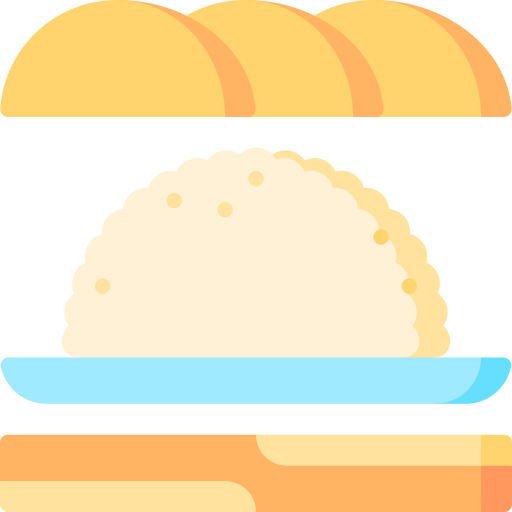 Mango sticky rice Special Flat icon