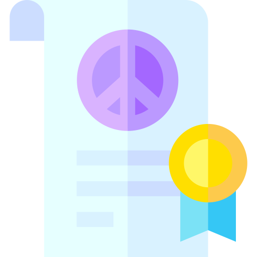 Мирный договор Basic Straight Flat иконка