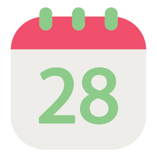 Calendar date Generic Flat icon