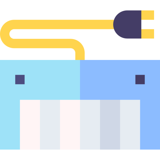 電子キーボード Basic Straight Flat icon