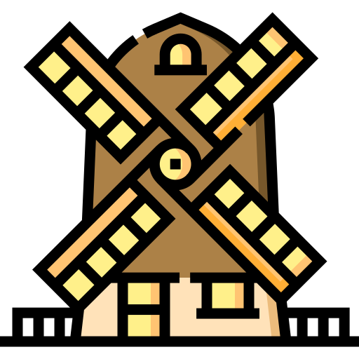 windmühle Detailed Straight Lineal color icon