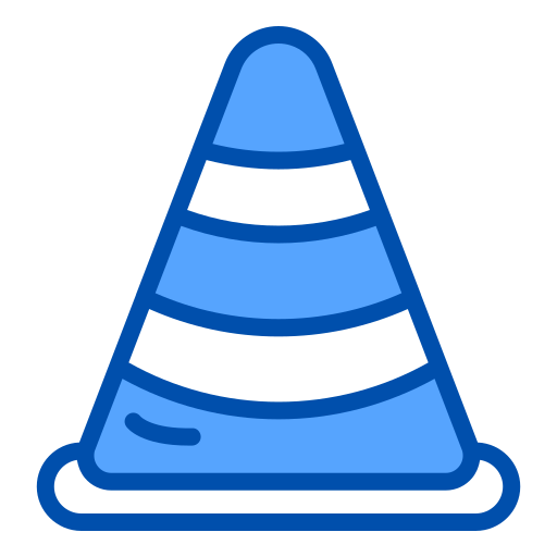 Cone Generic Blue icon