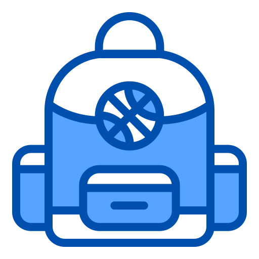 Backpack Generic Blue icon