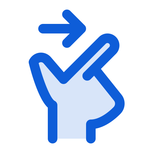 손 Generic Blue icon