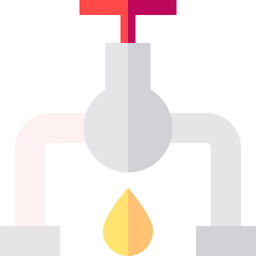 pipeline Basic Straight Flat icon