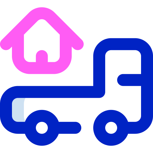 Moving truck Super Basic Orbit Color icon
