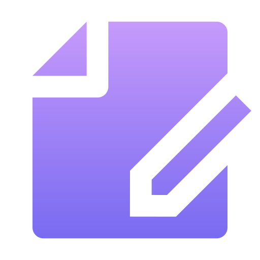 editar archivo Generic Flat Gradient icono