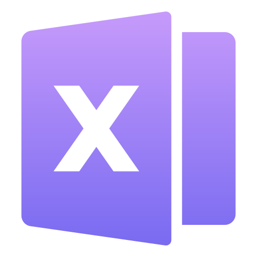 エクセル Generic Flat Gradient icon