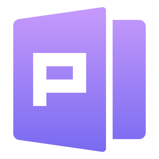 fichier ppt Generic Flat Gradient Icône