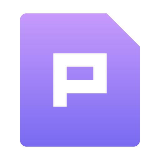 ppt-bestand Generic Flat Gradient icoon