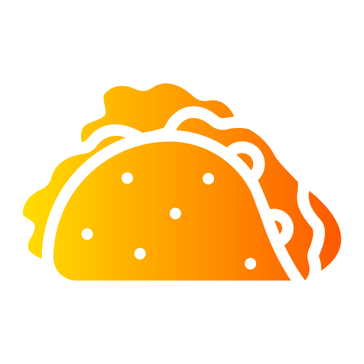 tacos Generic Flat Gradient icono