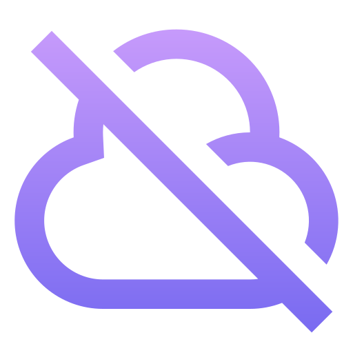 Cloud Generic Gradient icon