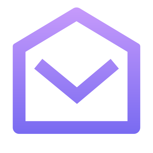 Open mail Generic Gradient icon