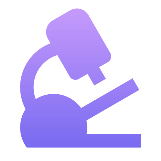 микроскоп Generic Flat Gradient иконка